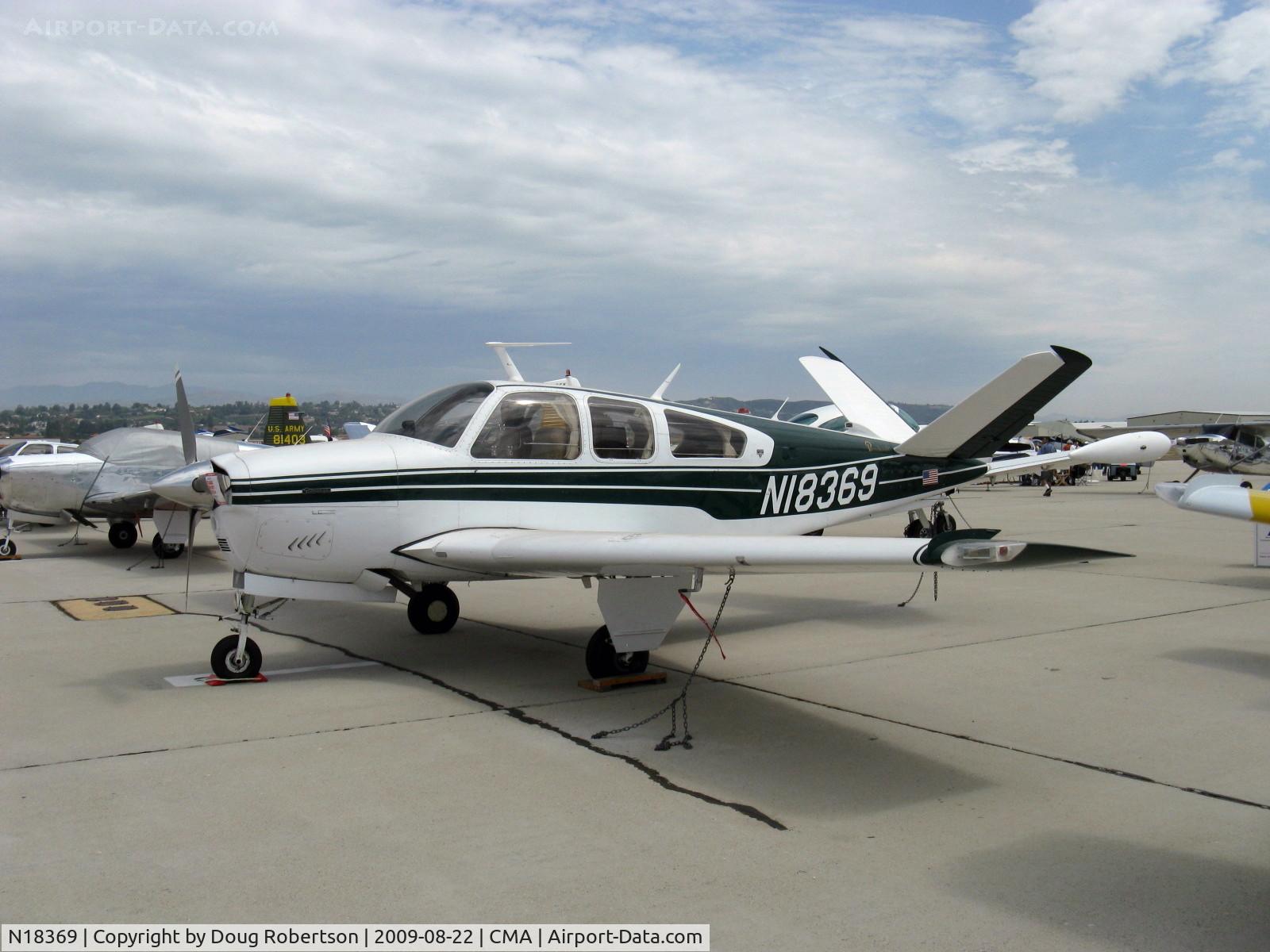 N18369, 1977 Beech V35B Bonanza C/N D-10050, 1977 Beech V35B BONANZA, Continental IO-520-B 285 Hp