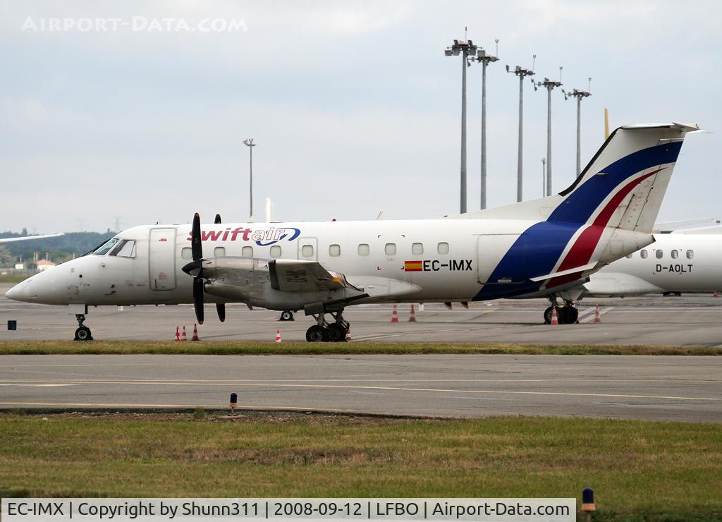 EC-IMX, Embraer EMB-120(ERF) Brasilia C/N 120158, Parked at the General Aviation area