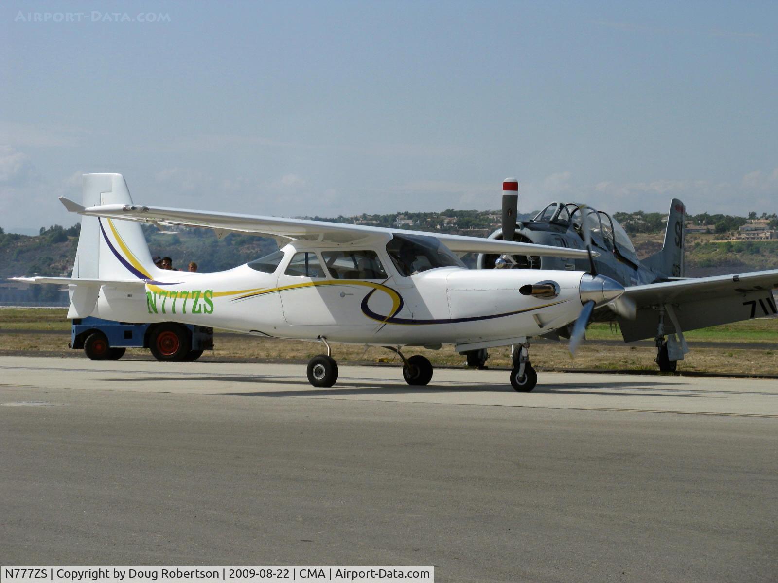 N777ZS, 2007 Hollmann Super Stallion C/N 030, 2007 Dierenfeld Hollmann SUPER STALLION, Walter M-601D 724 shp Turboprop engine, taxi