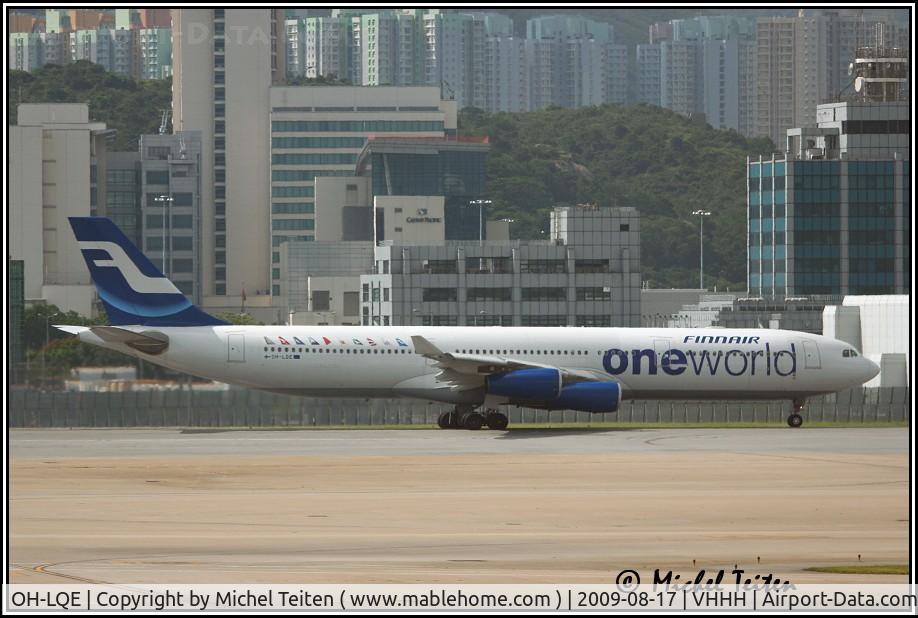OH-LQE, 2008 Airbus A340-313E C/N 938, Finnair