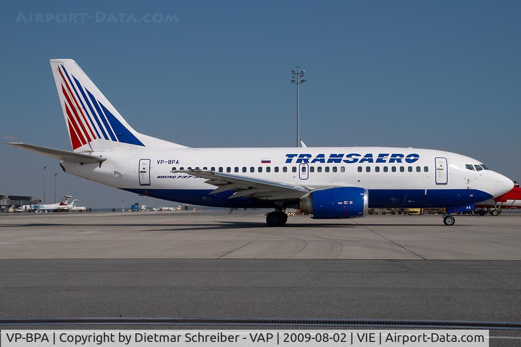 VP-BPA, 1991 Boeing 737-5K5 C/N 25037, Transaero Boeing 737-500