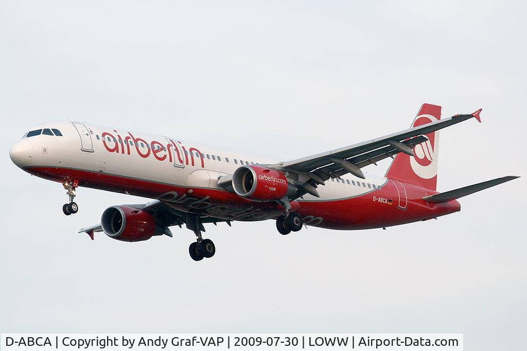D-ABCA, 2008 Airbus A321-211 C/N 3708, Air Berlin A321