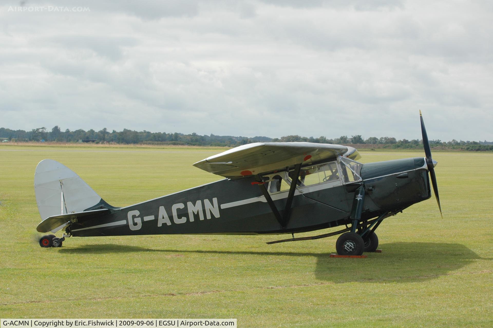 G-ACMN, 1934 De Havilland DH.85 Leopard Moth C/N 7050, 2. G-ACMN at Duxford Air Show Sept 09