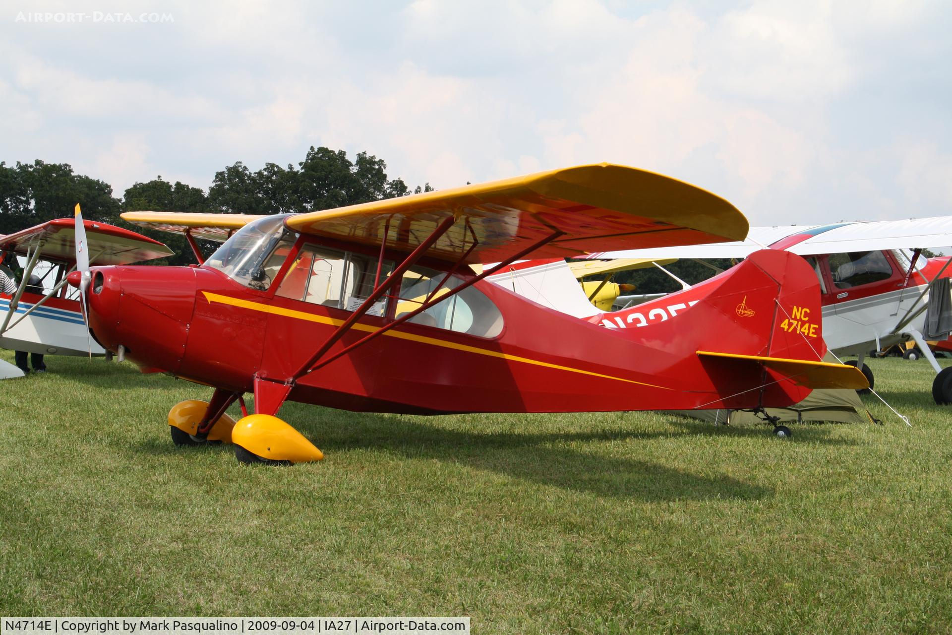 N4714E, 1950 Aeronca 7EC Traveler C/N 7EC-58, Aeronca 7EC