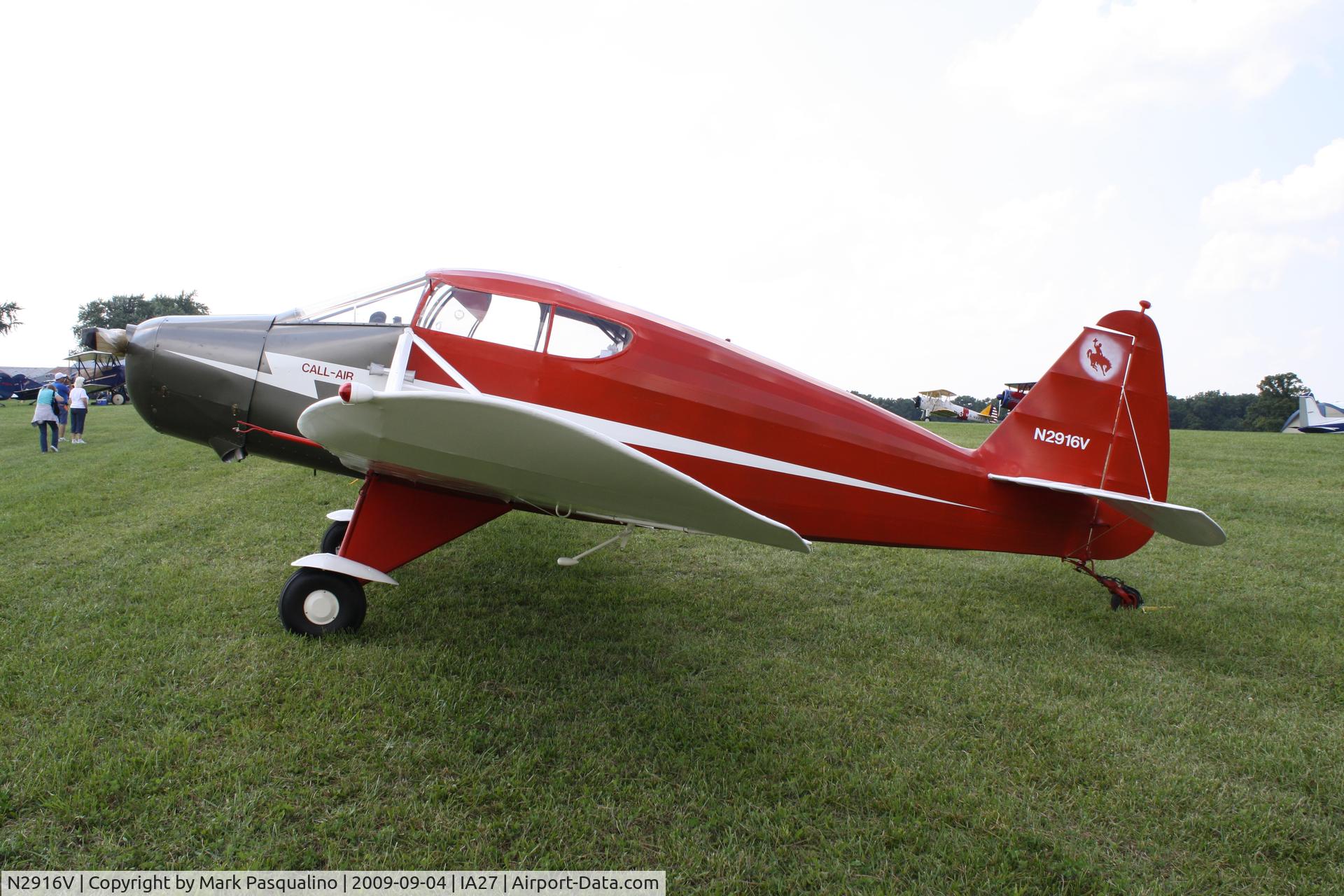 N2916V, 1951 Callair A-2 C/N 132, Callair A-2