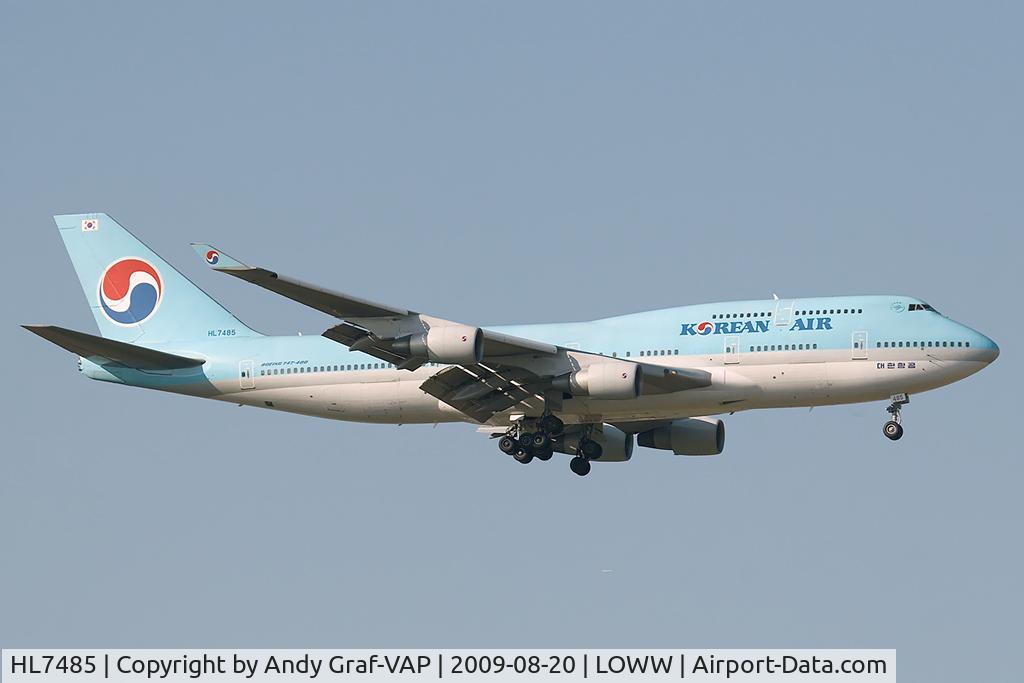 HL7485, 1992 Boeing 747-4B5 C/N 26395, Korean Air 747-400
