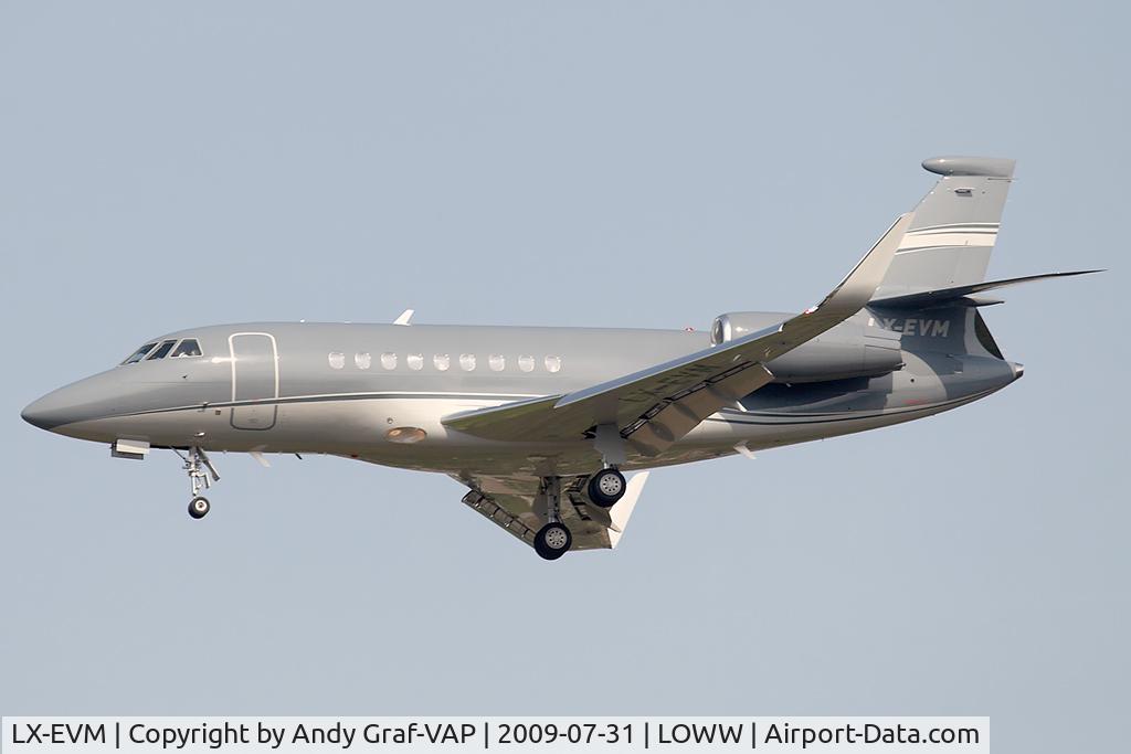 LX-EVM, 2008 Dassault Falcon 2000EX C/N 181, Falcon 2000