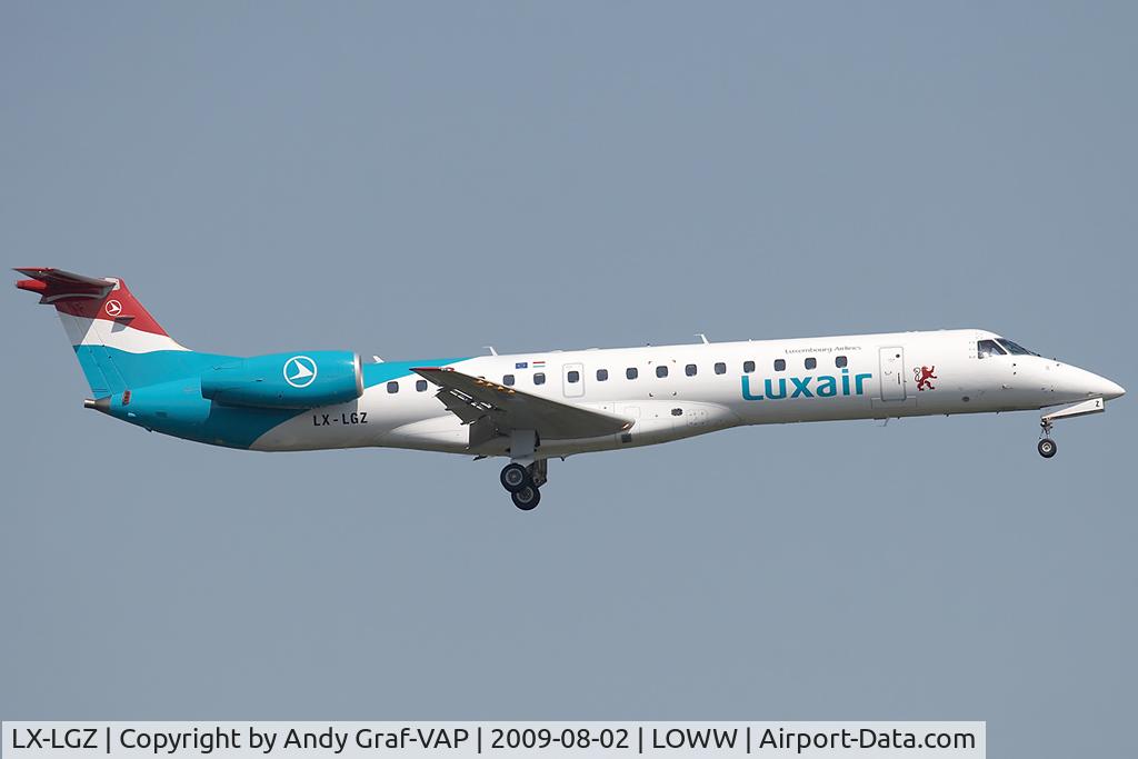 LX-LGZ, 2000 Embraer EMB-145LU (ERJ-145LU) C/N 145258, Luxair EMB145