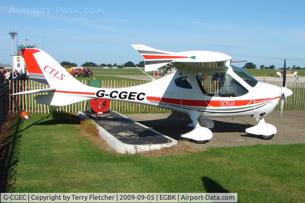 G-CGEC, 2009 Flight Design CTLS C/N F-09-02-12, CTLS - Exhibitor at LAA Stands at 2009 Sywell Revival Rally