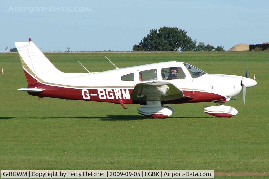 G-BGWM, 1979 Piper PA-28-181 Cherokee Archer II C/N 28-7990458, Visitor to the 2009 Sywell Revival Rally