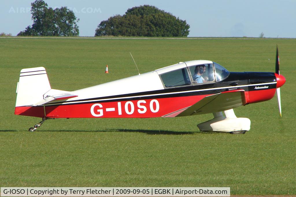 G-IOSO, 1961 CEA Jodel DR.1050 Ambassadeur C/N 46, Visitor to the 2009 Sywell Revival Rally