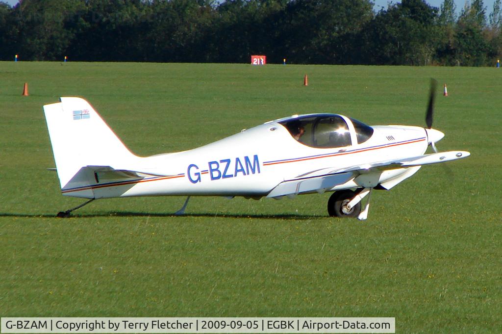 G-BZAM, 2000 Europa Monowheel C/N PFA 247-12969, Visitor to the 2009 Sywell Revival Rally