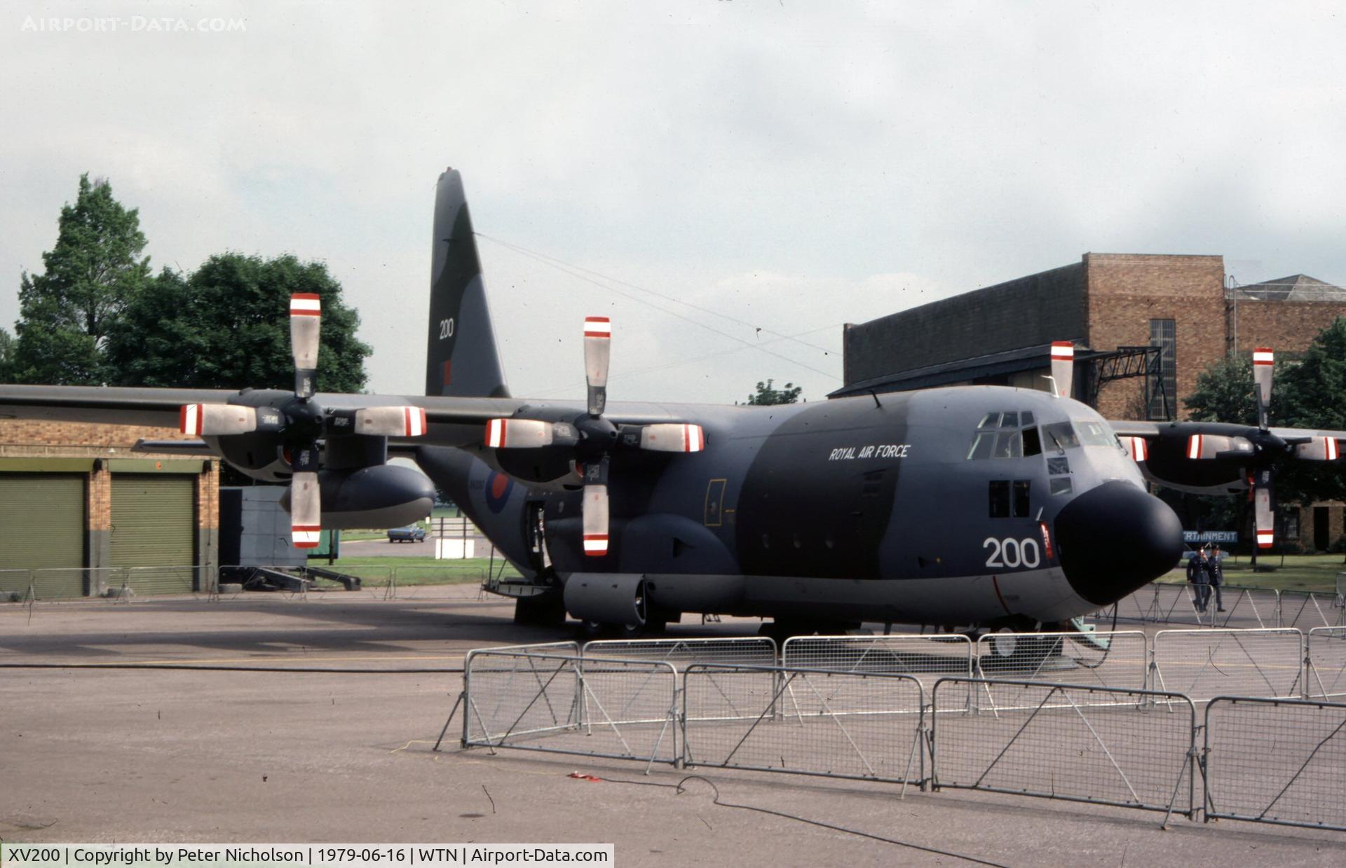 XV200, 1967 Lockheed C-130K Hercules C.1 C/N 382-4223, Hercules C.1 of 47 Squadron at the 1979 Waddington Airshow.
