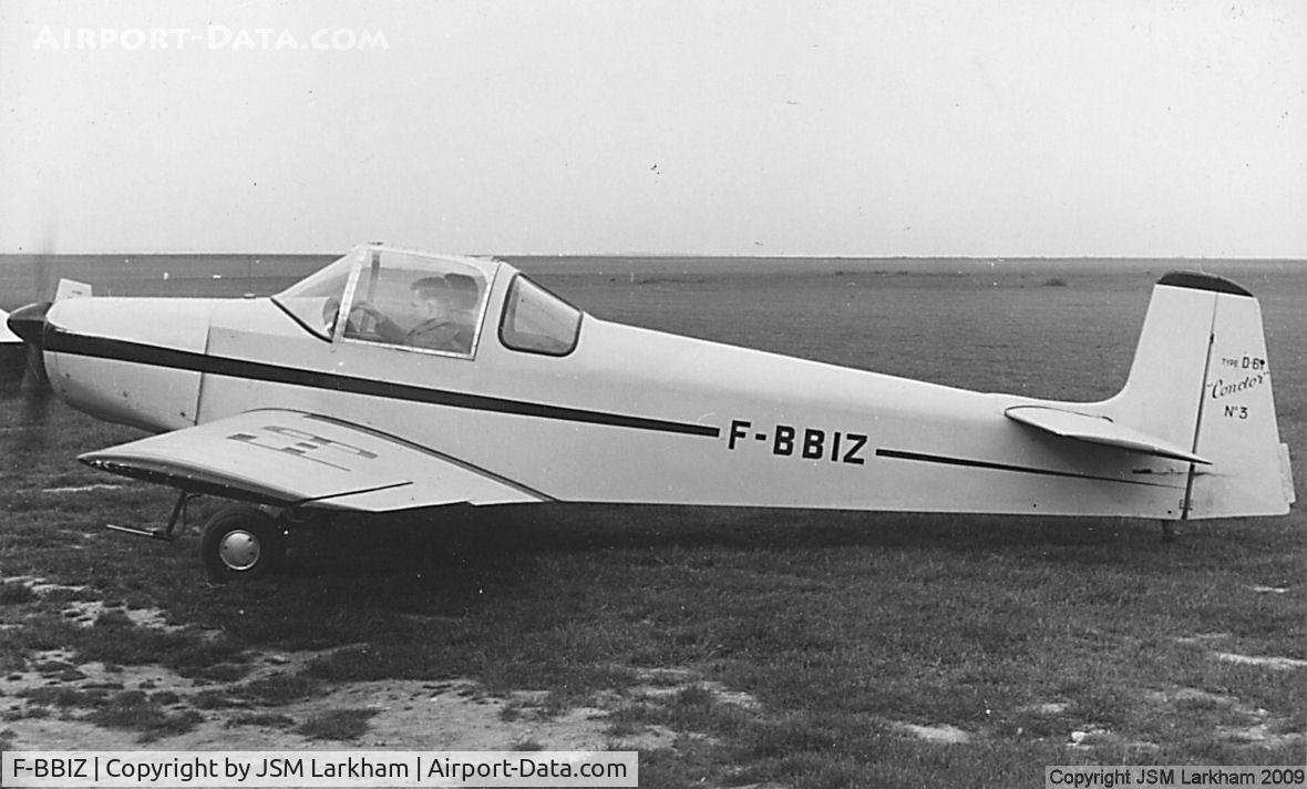 F-BBIZ, Druine D-61 Condor C/N 3, Druine D.61 Condor