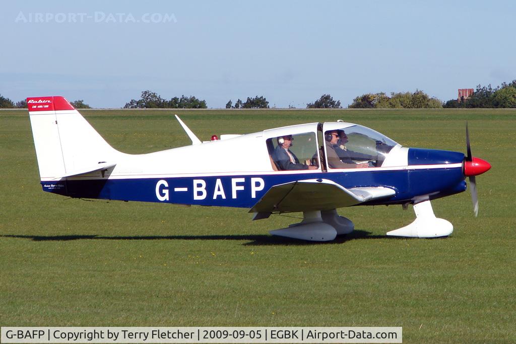 G-BAFP, 1972 Robin DR-400-160 Chevalier C/N 735, Visitor to the 2009 Sywell Revival Rally