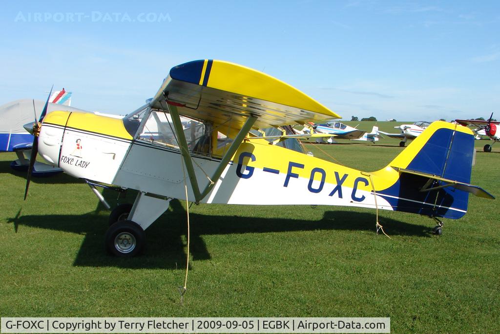 G-FOXC, 1991 Denney Kitfox Mk3 C/N PFA 172-11900, Visitor to the 2009 Sywell Revival Rally