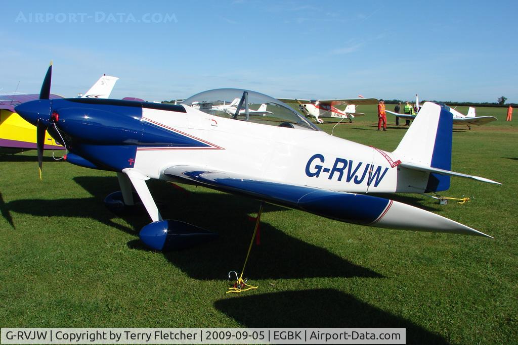G-RVJW, 2005 Vans RV-4 C/N PFA 181-12987, Visitor to the 2009 Sywell Revival Rally