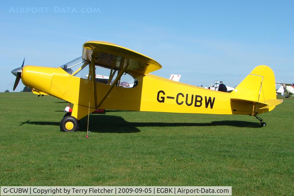 G-CUBW, 2005 Wag-Aero CUBy Acro Trainer C/N PFA 108-13581, Visitor to the 2009 Sywell Revival Rally