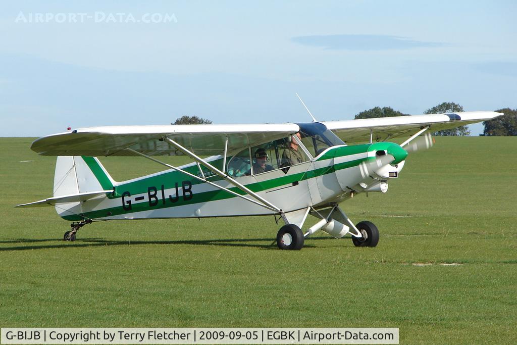 G-BIJB, 1980 Piper PA-18-150 Super Cub C/N 18-8009001, Visitor to the 2009 Sywell Revival Rally
