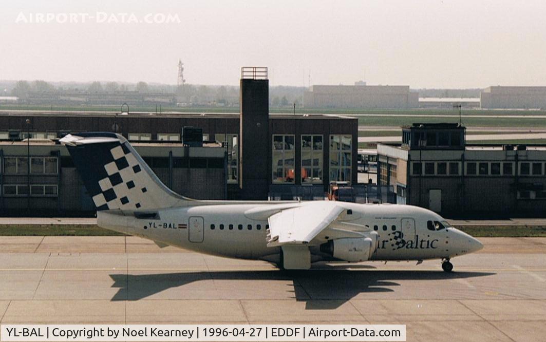 YL-BAL, 1993 British Aerospace Avro 146-RJ70 C/N E1224, (Scanned image)