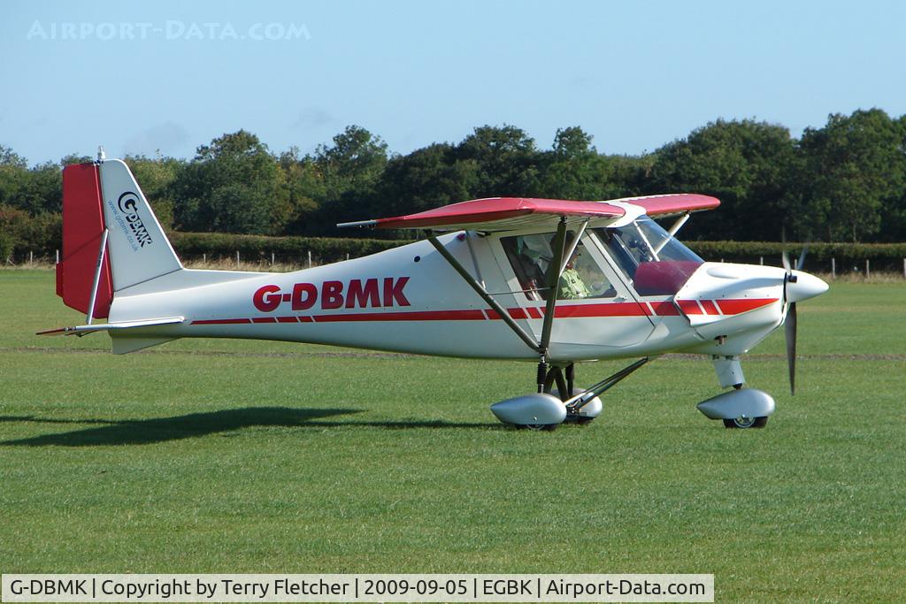 G-DBMK, 2001 Comco Ikarus C42 FB100 VLA C/N PFA 322-13758, Visitor to the 2009 Sywell Revival Rally