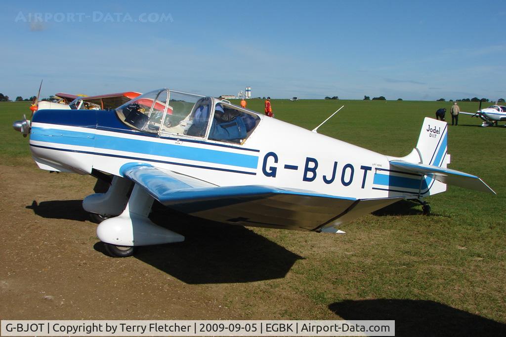 G-BJOT, 1957 SAN Jodel D-117 C/N 688, Visitor to the 2009 Sywell Revival Rally