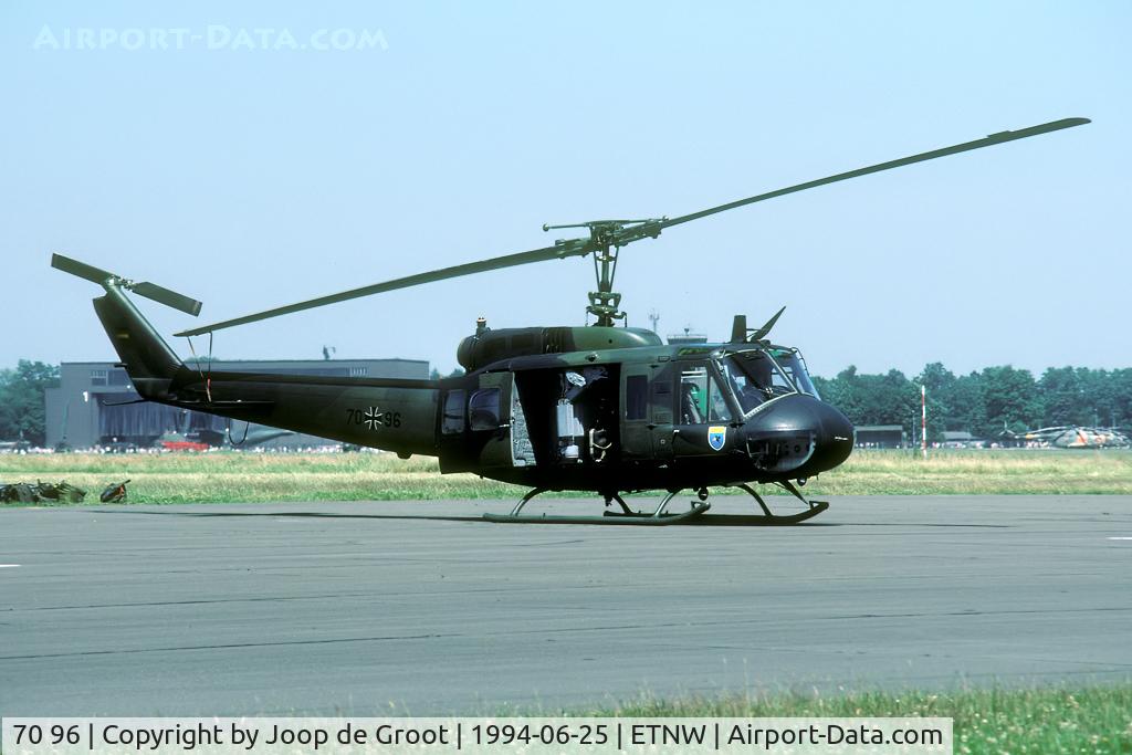 70 96, Bell (Dornier) UH-1D Iroquois (205) C/N 8196, on the flightline of the 1994 Open House.