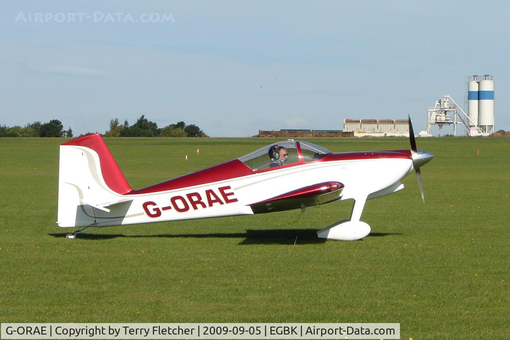 G-ORAE, 2003 Vans RV-7 C/N PFA 323-14016, Visitor to the 2009 Sywell Revival Rally