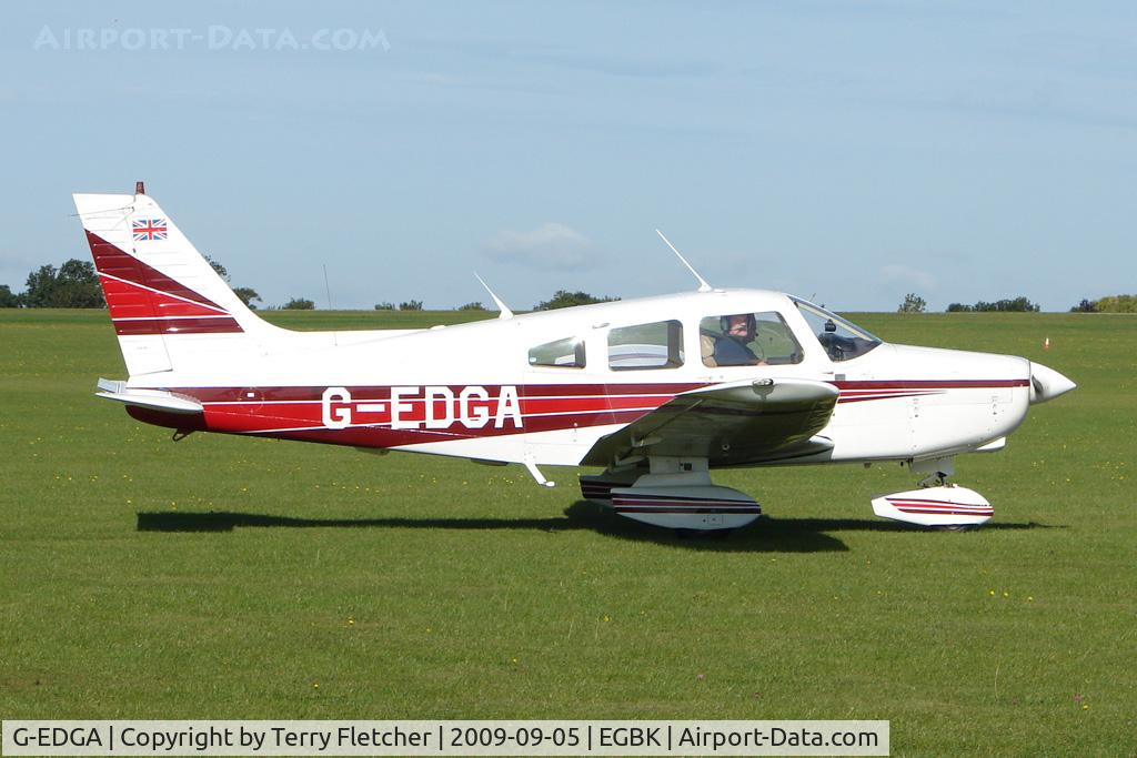 G-EDGA, 1985 Piper PA-28-161 Cherokee Warrior II C/N 28-8516024, Visitor to the 2009 Sywell Revival Rally