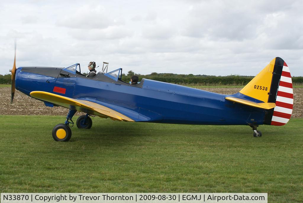 N33870, 1940 Fairchild M-62A C/N T-40-237, At Little Gransden charity air show