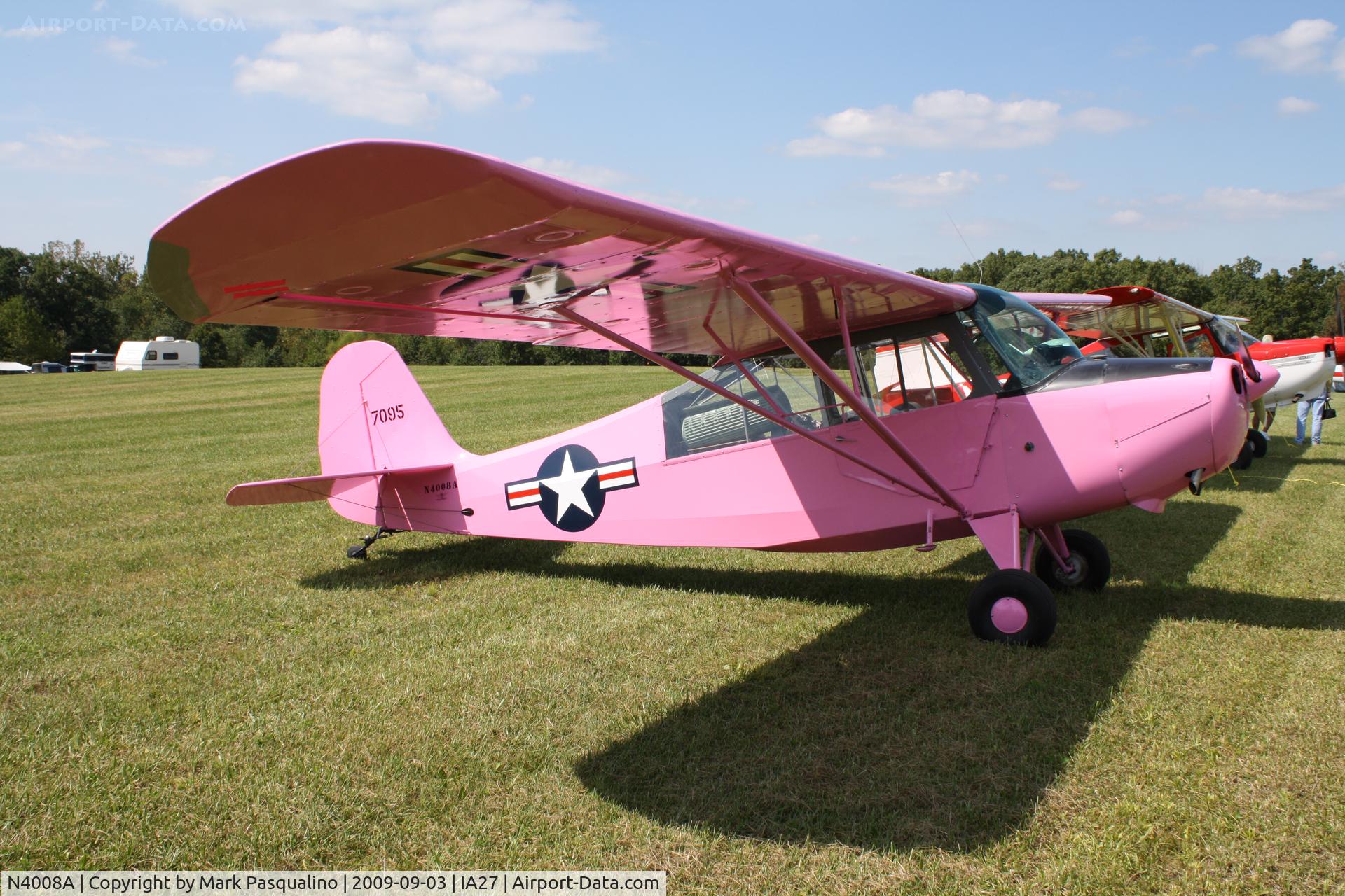 N4008A, 1947 Aeronca 7BCM C/N 47-1095, Aeronca 7BCM