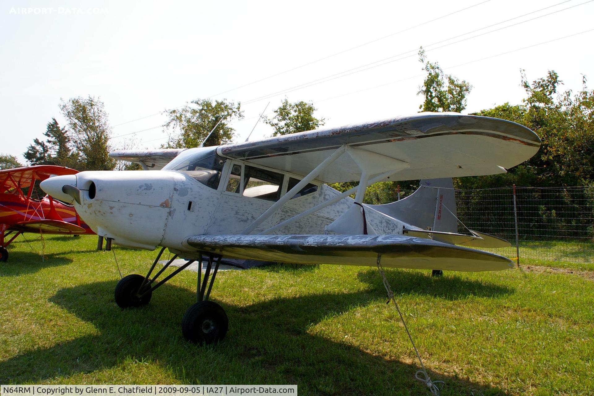 N64RM, 1978 Miller BIPE C C/N 3, At the Antique Airplane Association Fly In