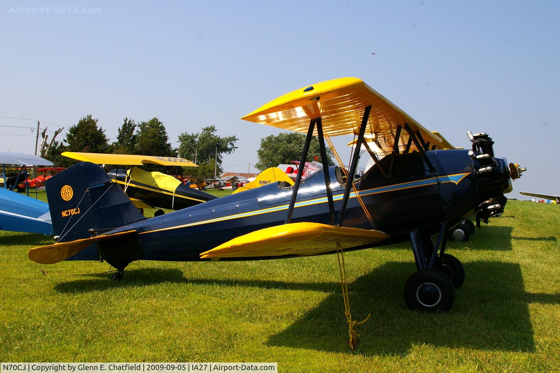N70CJ, 1931 Fleet Model 8 C/N 805, At the Antique Airplane Association Fly In