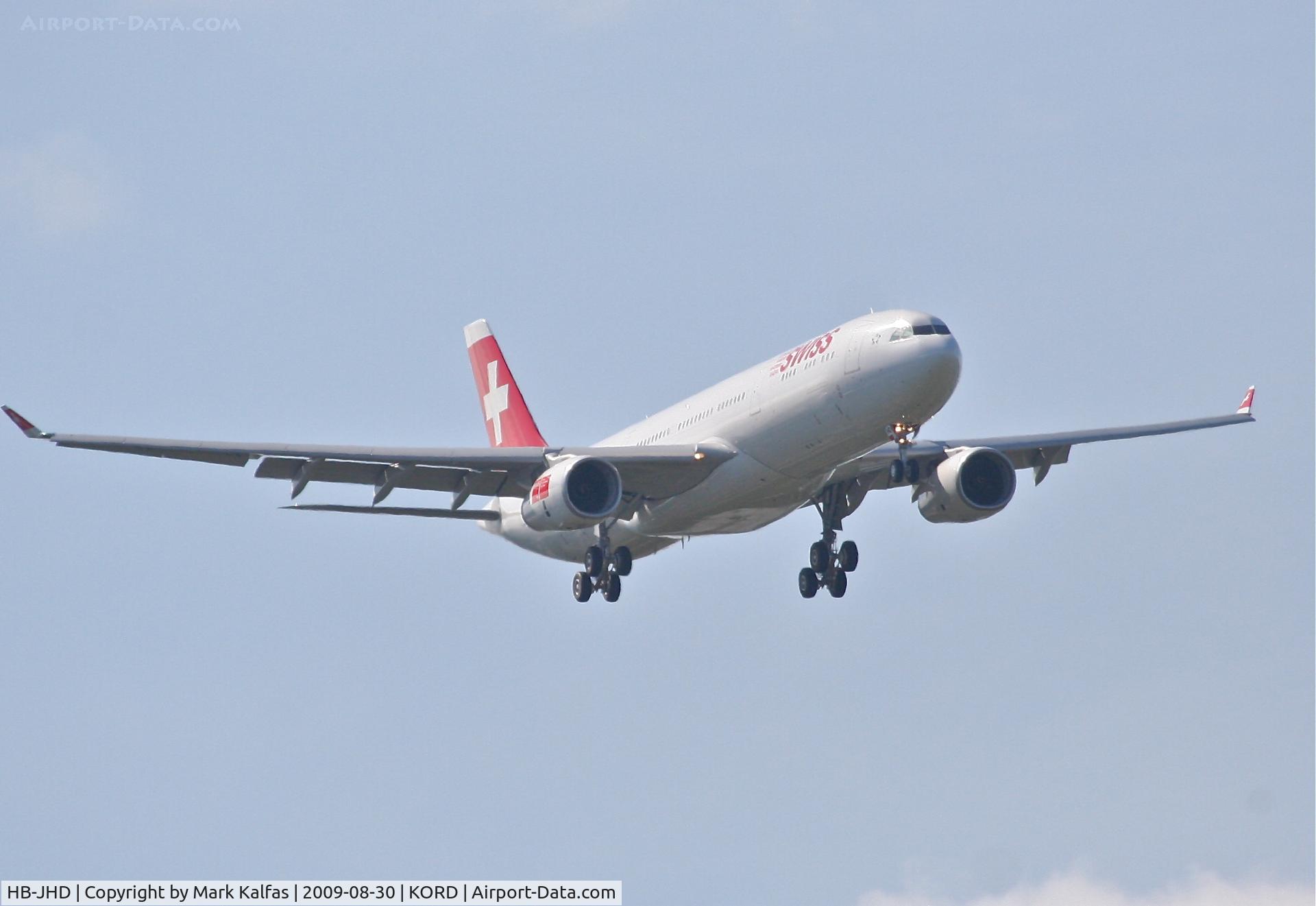HB-JHD, 2009 Airbus A330-343 C/N 1026, Swiss Airbus A330-343X. HB-JHD 