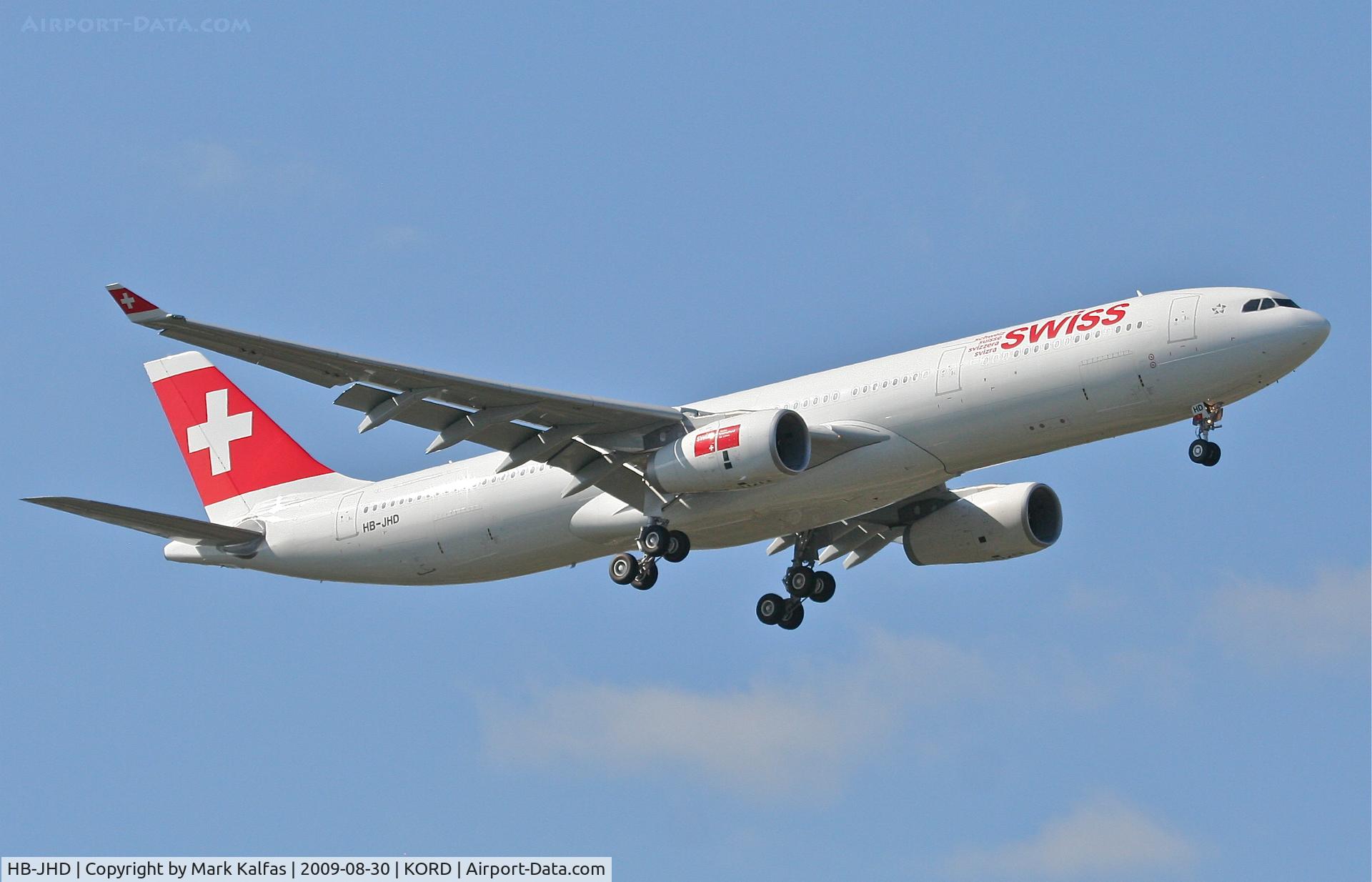 HB-JHD, 2009 Airbus A330-343 C/N 1026, Swiss Airbus A330-343X. HB-JHD 