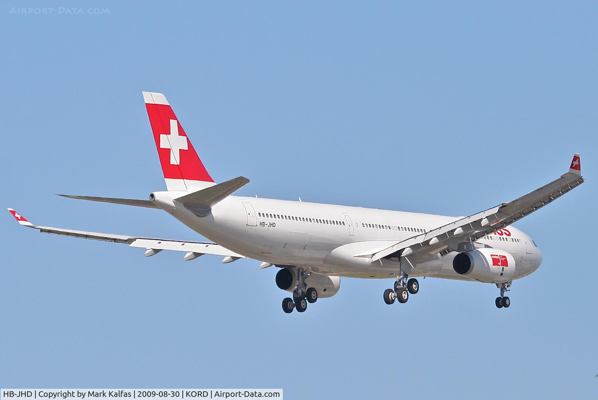 HB-JHD, 2009 Airbus A330-343 C/N 1026, Swiss Airbus A330-343X. HB-JHD 