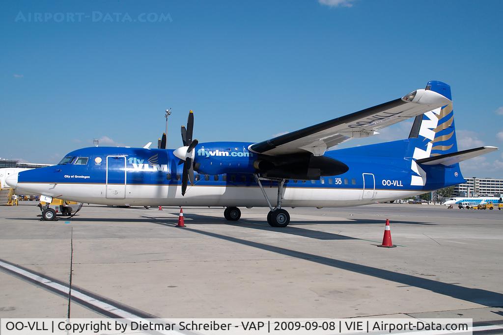 OO-VLL, 1989 Fokker 50 C/N 20144, VLM Fokker 50