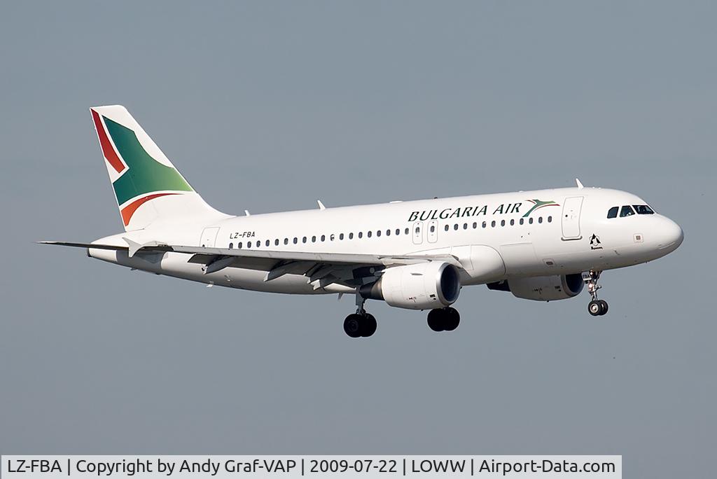 LZ-FBA, 2008 Airbus A319-112 C/N 3564, Bulgaria Air A319