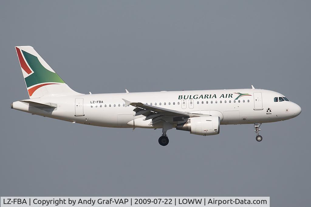 LZ-FBA, 2008 Airbus A319-112 C/N 3564, Bulgaria Air A319