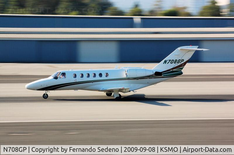 N708GP, 2003 Cessna CitationJet CJ2 C/N 525A0154, At SMO.