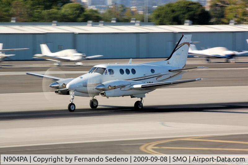 N904PA, Raytheon C90GT King Air C/N LJ-1792, At SMO.