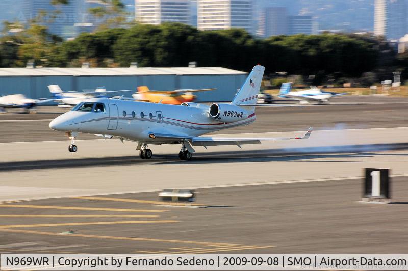 N969WR, 2007 Israel Aircraft Industries Gulfstream G150 C/N 218, At Santa Monica Municipal Airport.