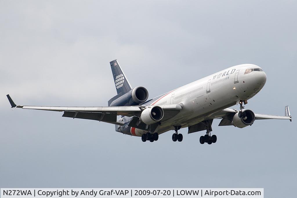 N272WA, 1992 McDonnell Douglas MD-11 C/N 48437, World Airways MD11