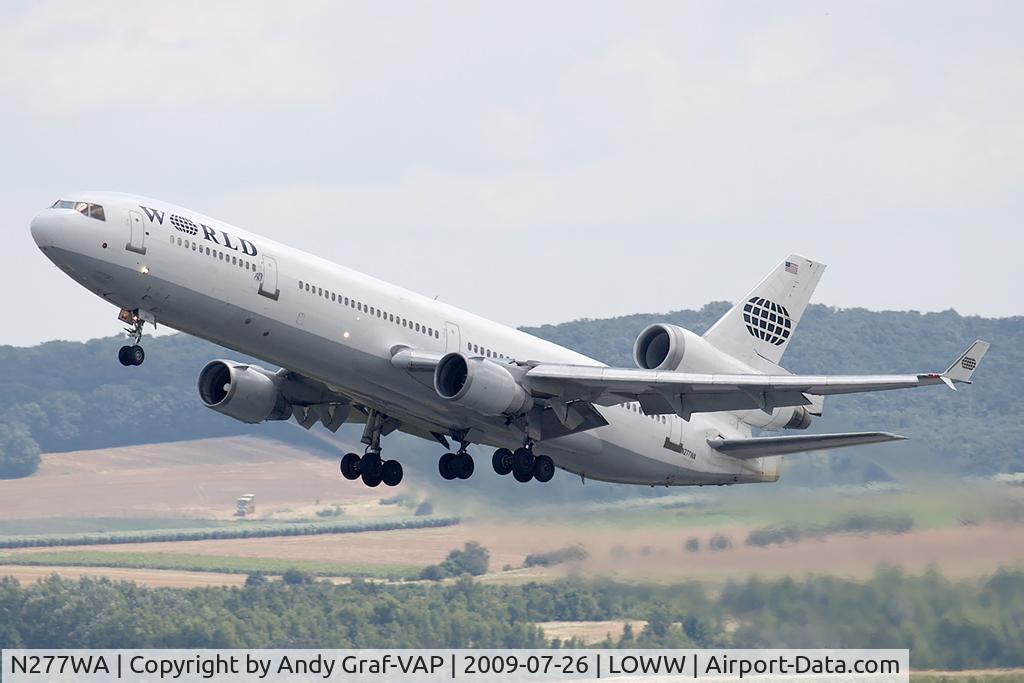 N277WA, 1995 McDonnell Douglas MD-11 C/N 48743, World Airways MD11