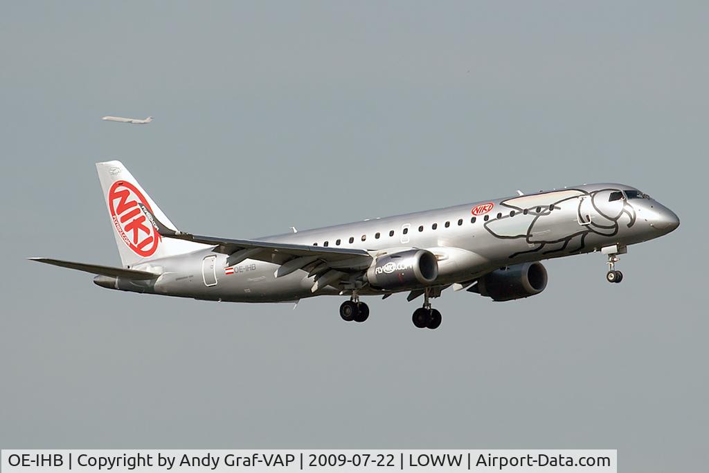 OE-IHB, 2009 Embraer 190LR (ERJ-190-100LR) C/N 19000294, NIKI EMB190