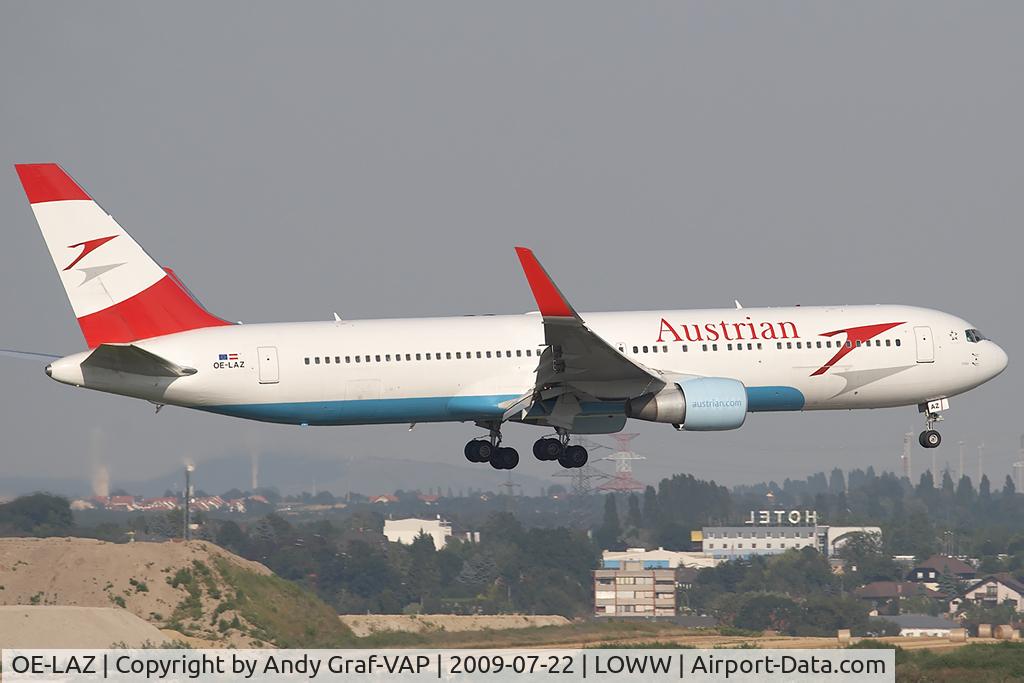 OE-LAZ, 1999 Boeing 767-3Z9 C/N 30331, Austrian Airlines 767-300