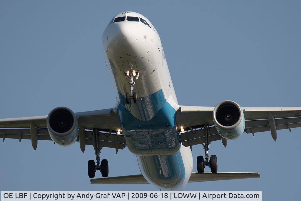 OE-LBF, 2001 Airbus A321-211 C/N 1458, Austrian Airlines A321