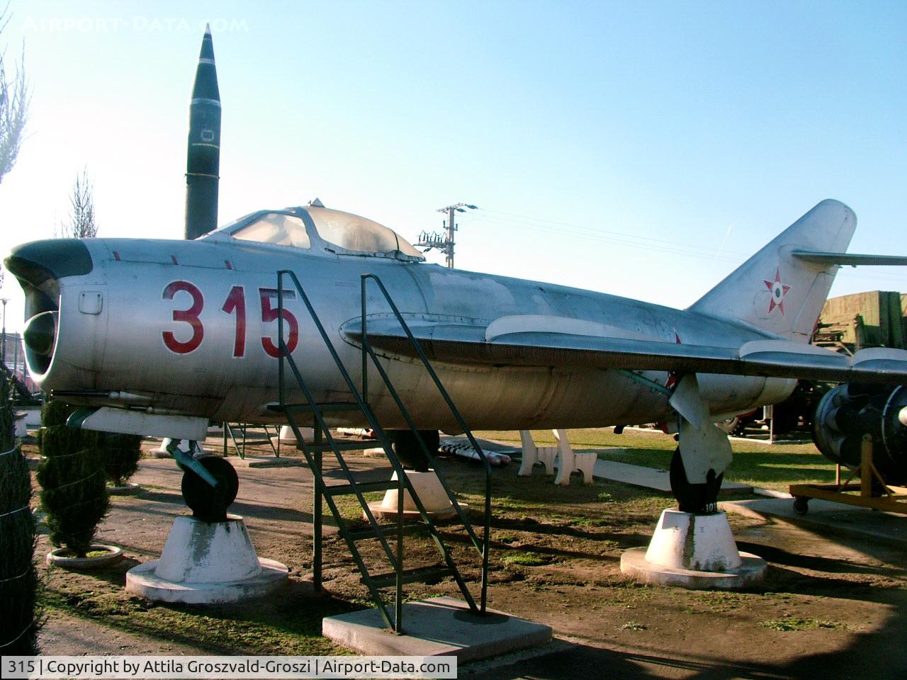 315, 1955 Mikoyan-Gurevich MiG-17PF C/N 0315, Kecel Military technical park, Hungary