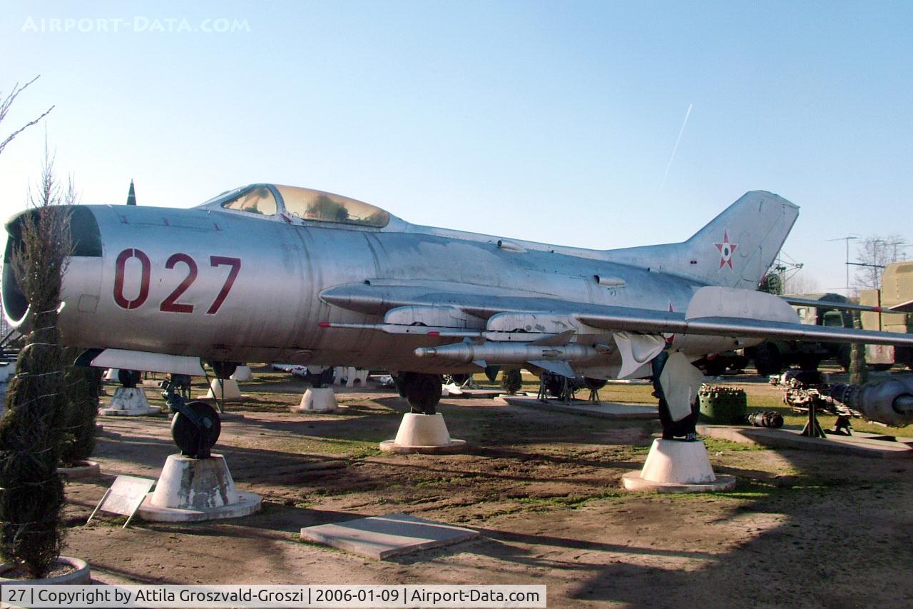 27, 1960 Mikoyan-Gurevich MiG-19PM C/N 65211027, Kecel Military technical park, Hungary - On the exhibition with a 027 page number visible.