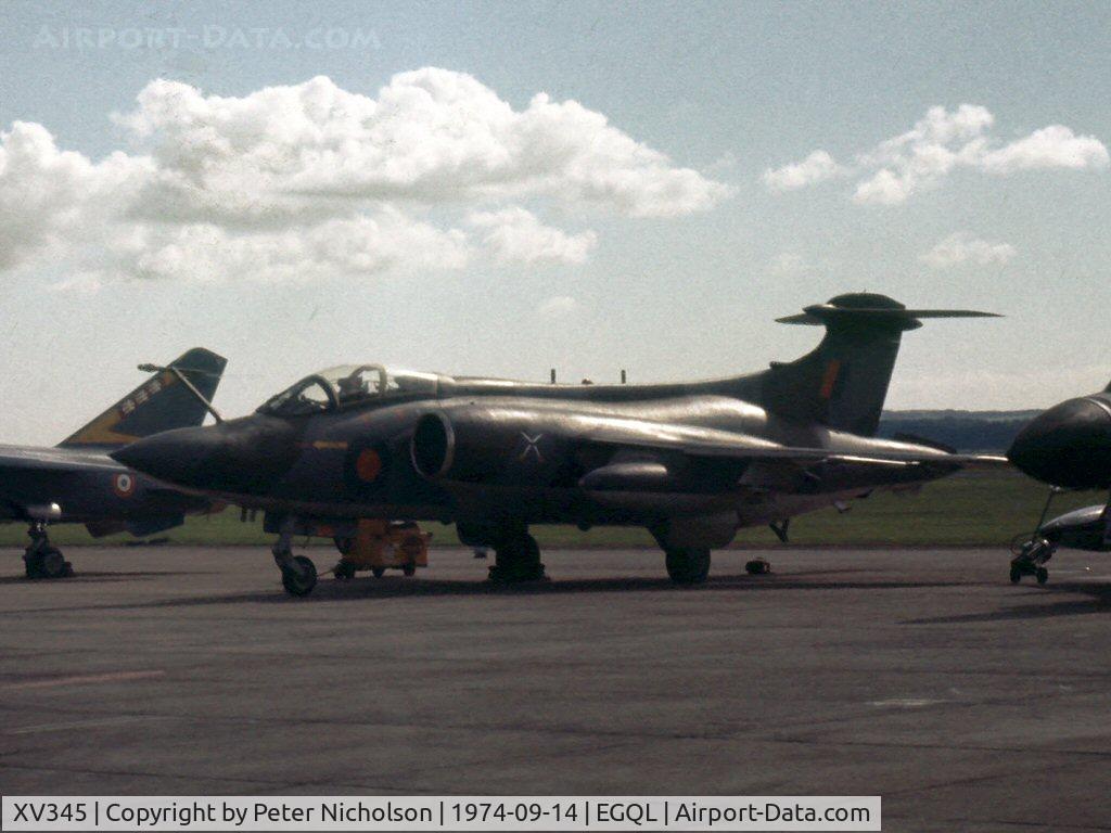 XV345, 1967 Hawker Siddeley Buccaneer S.2B C/N B3-23-66, Buccaneer S.2B of 237 Operational Conversion Unit at the 1974 RAF Leuchars Airshow.